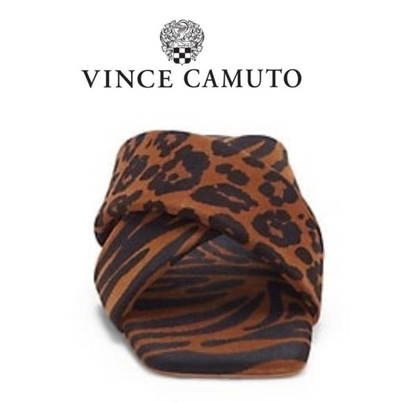 New Vince Camuto Alannie Slide Sandal, Size 6.5, 7.5 and 8 - Brown - Picture 4 of 8